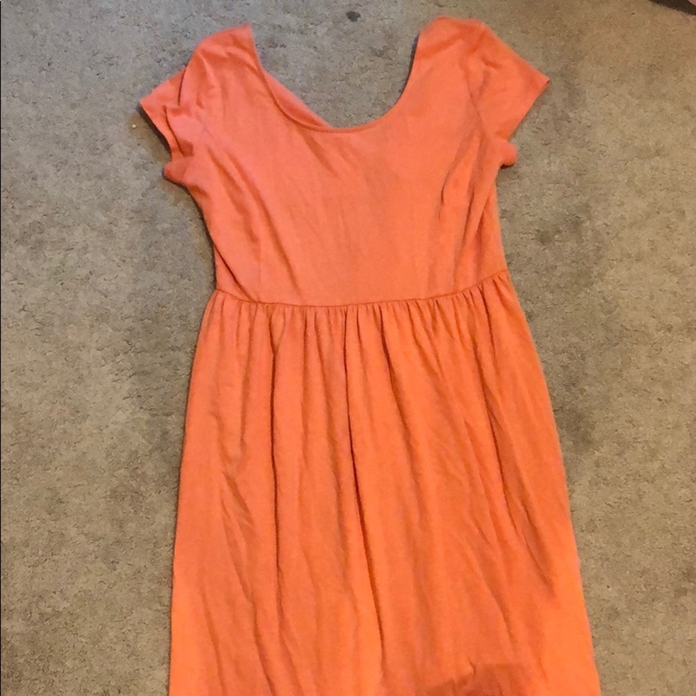 Orange dress